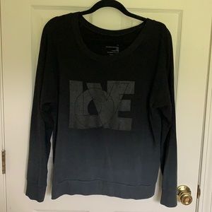 Good hYOUman ombré love sweatshirt- L